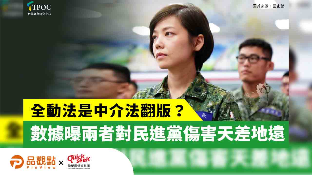 全動法是中介法翻版？數據曝兩者對民進黨傷害天差地遠