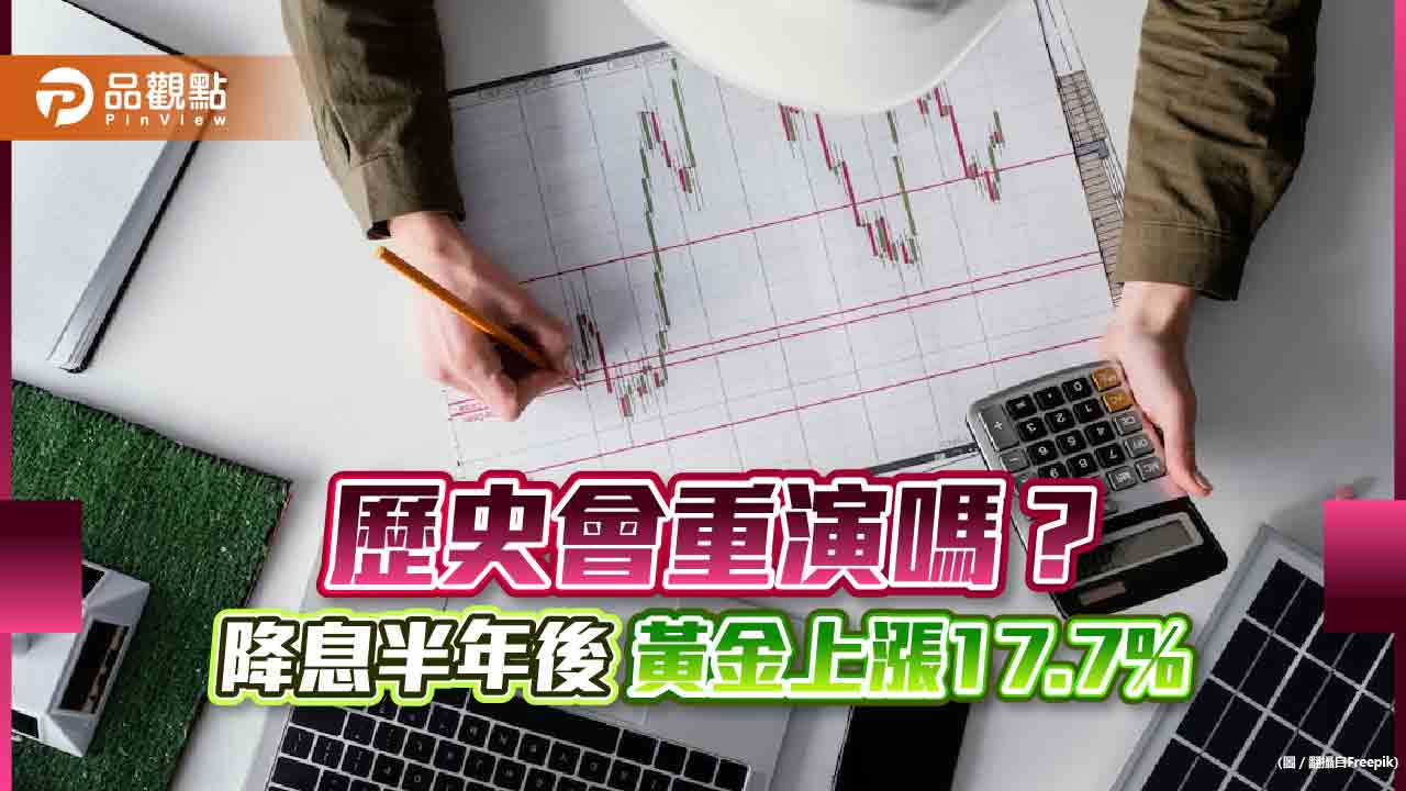 黃金衝上歷史高價！過往降息半年後漲17.7% 　法人建議這樣操作