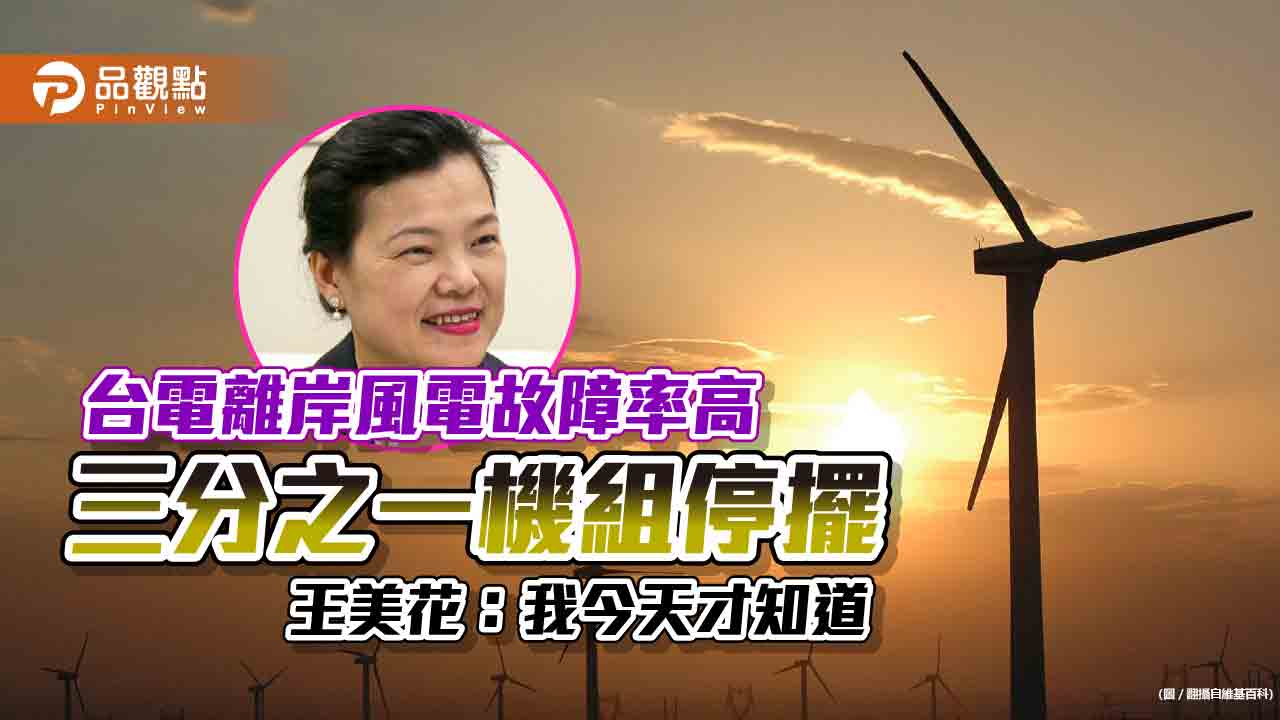 台電離岸風電故障率高　三分之一機組停擺　王美花：我今天才知道