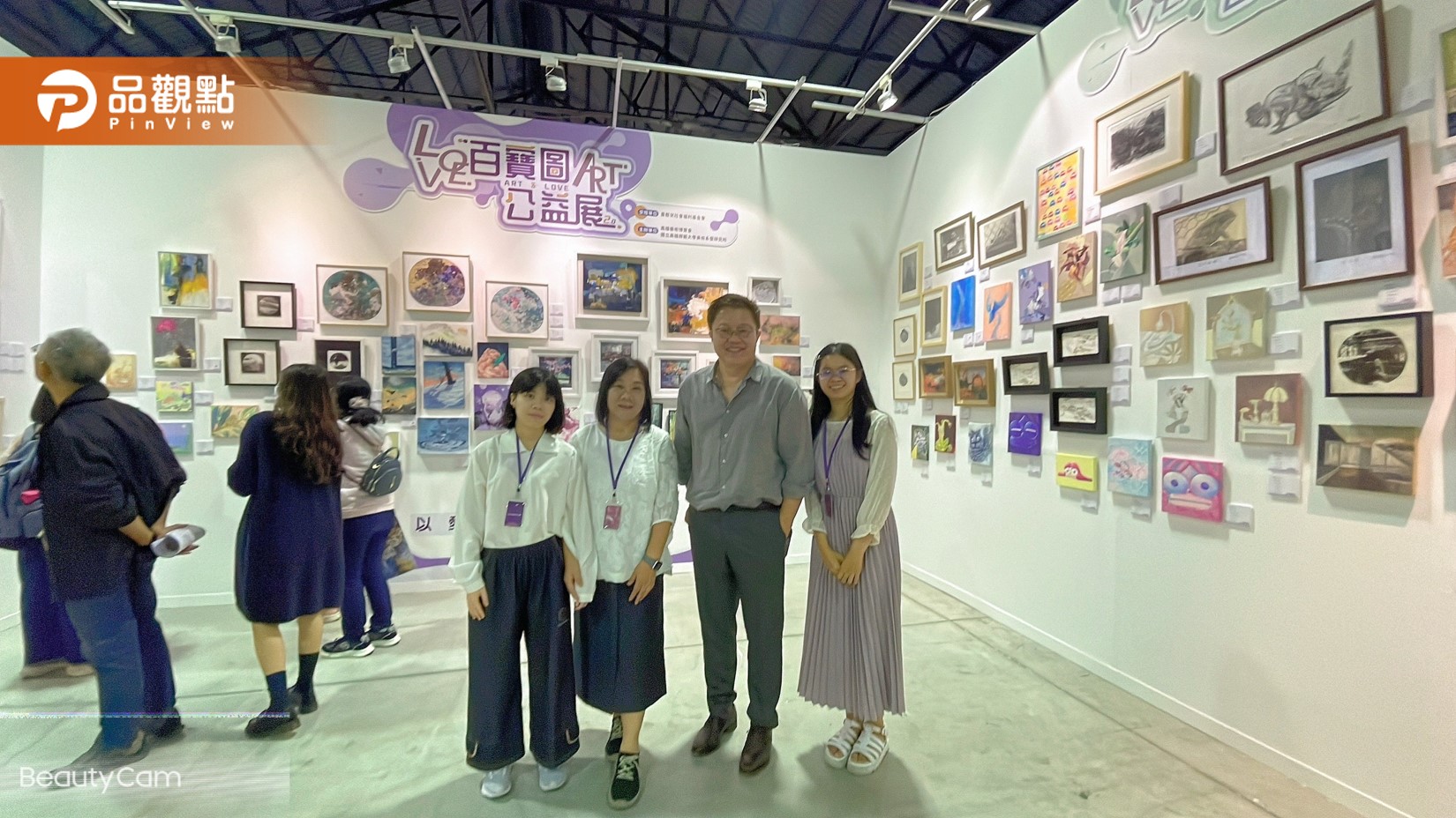 高師大美術系結合藝術展 作品展售捐公益反應熱烈