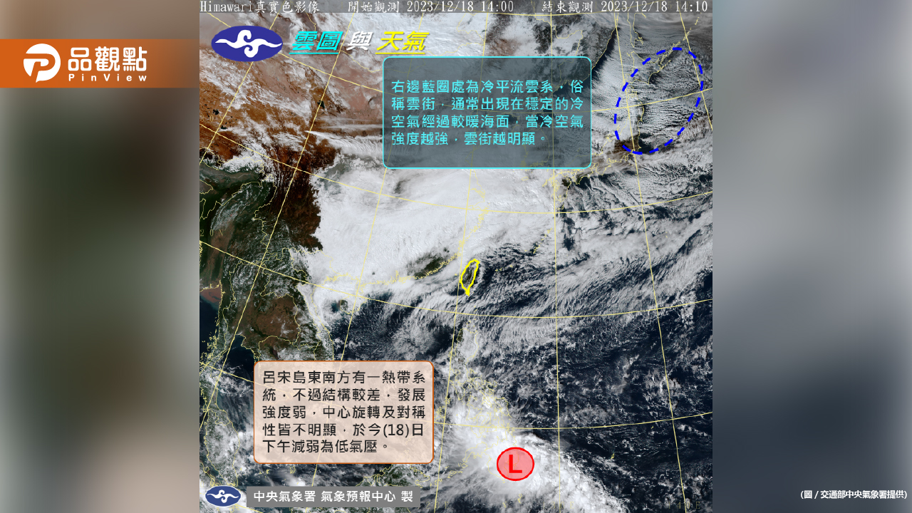 《氣象預報》冷氣團要來了！氣溫下降、注意保暖