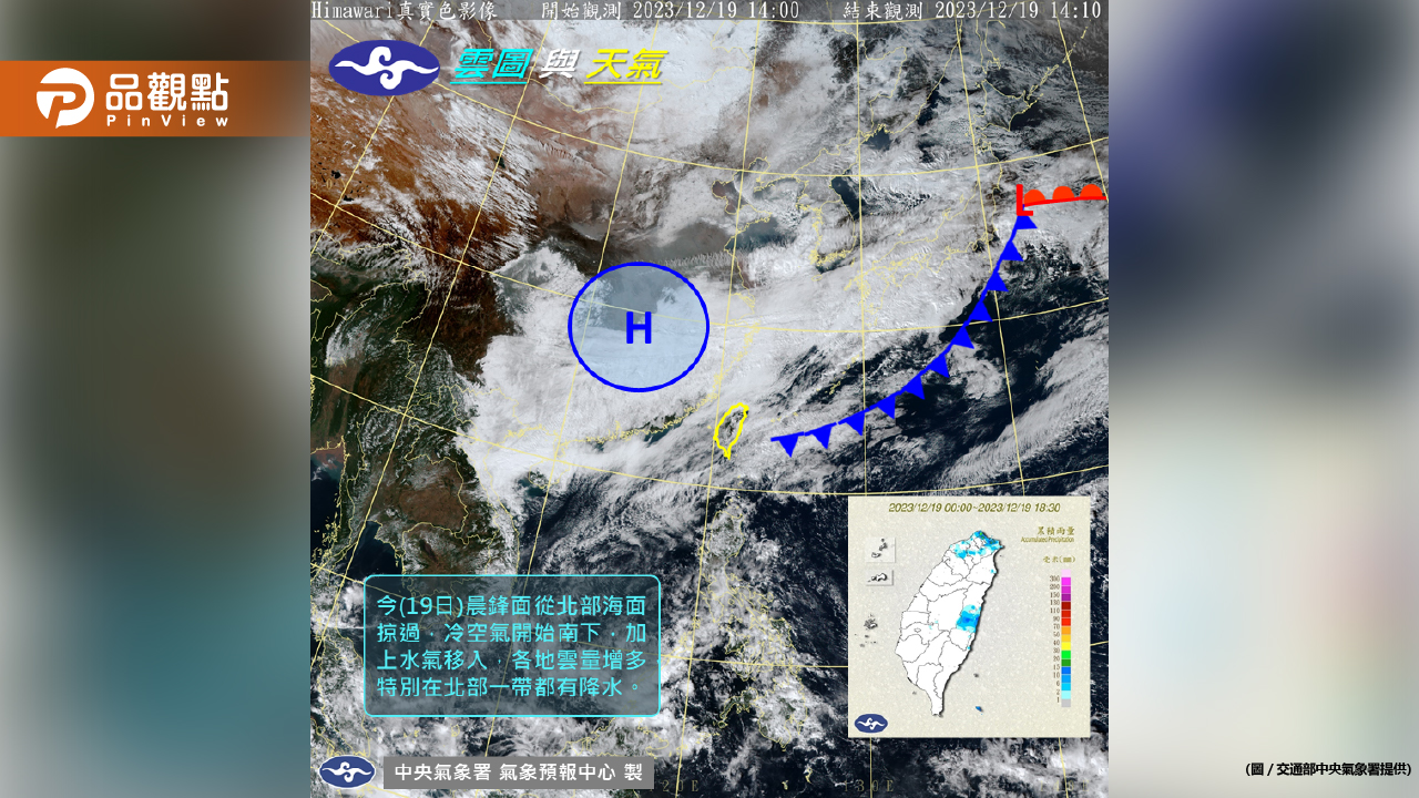 《氣象預報》氣溫越晚越冷，「這些地區」有短暫雨！