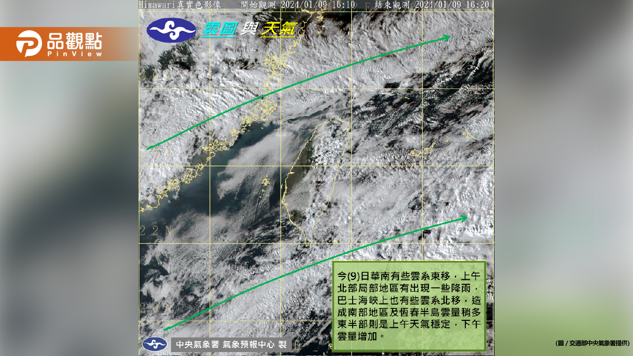 《氣象預報》冷氣團南下風力增強，晚上明顯降溫！