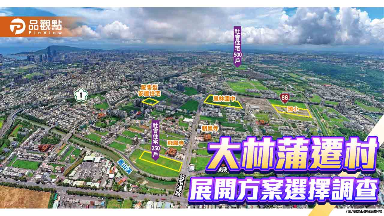 加速推動大林蒲遷村  高市府展開方案選擇調查