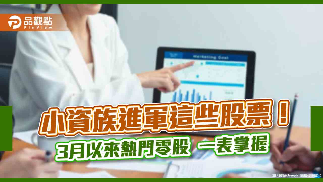 熱門零股前5大一表秒懂！00919三月以來日均量居冠　台積電、鴻海都上榜