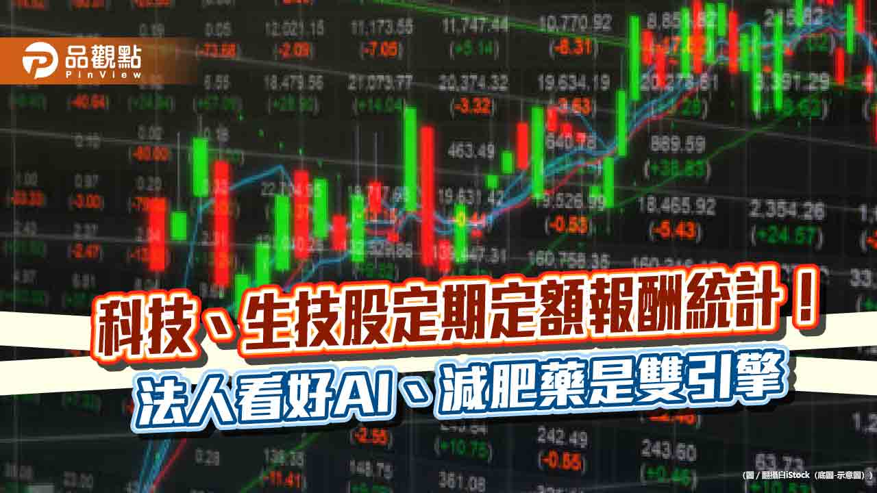 科技、生技股適合定期定額嗎？3年平均報酬20％起跳　統計表秒懂