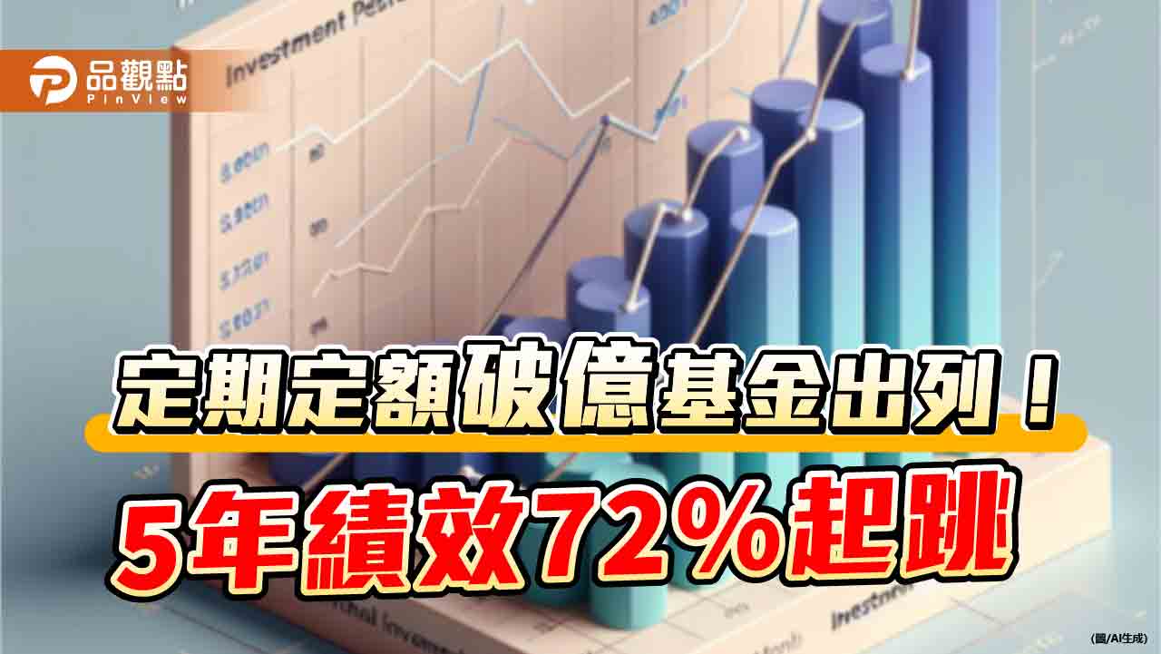 定期定額「億元級基金」有6檔！績效一表掌握　統一奔騰3年漲66.3％居冠