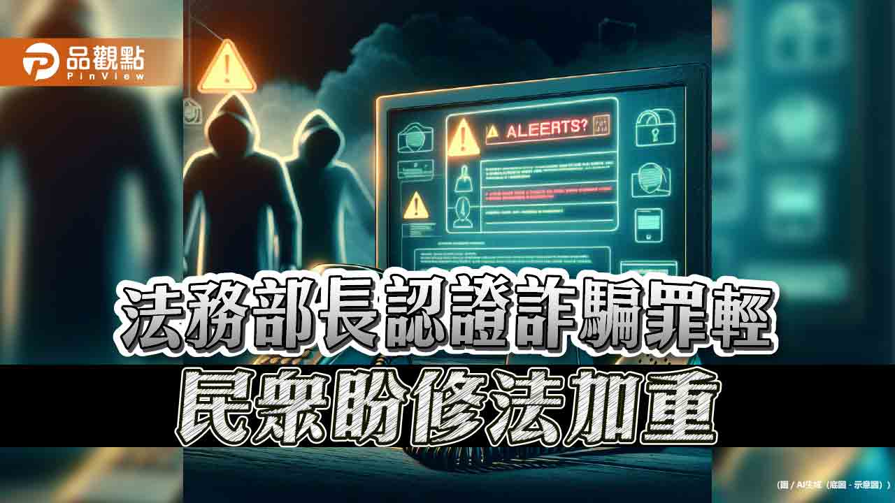 台灣詐騙罪輕判刑再騙 法務部長要求從嚴審核