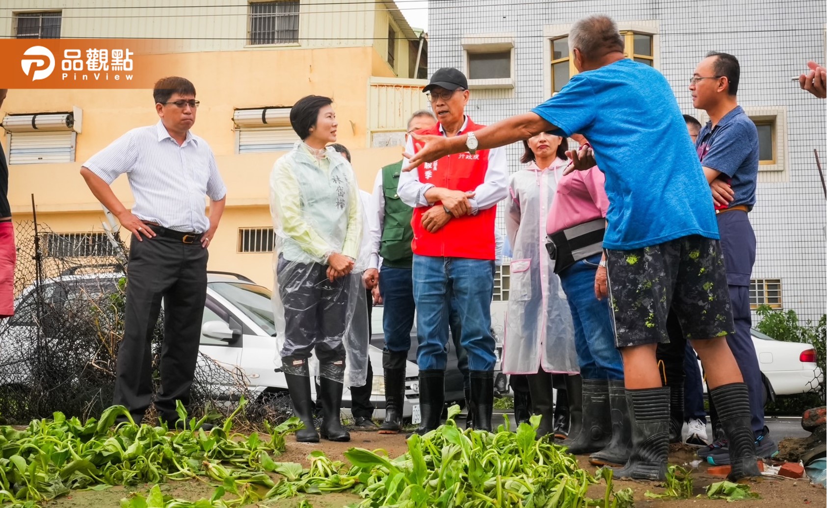 林岱樺深入地方勘查災情 承諾全力協助受災戶