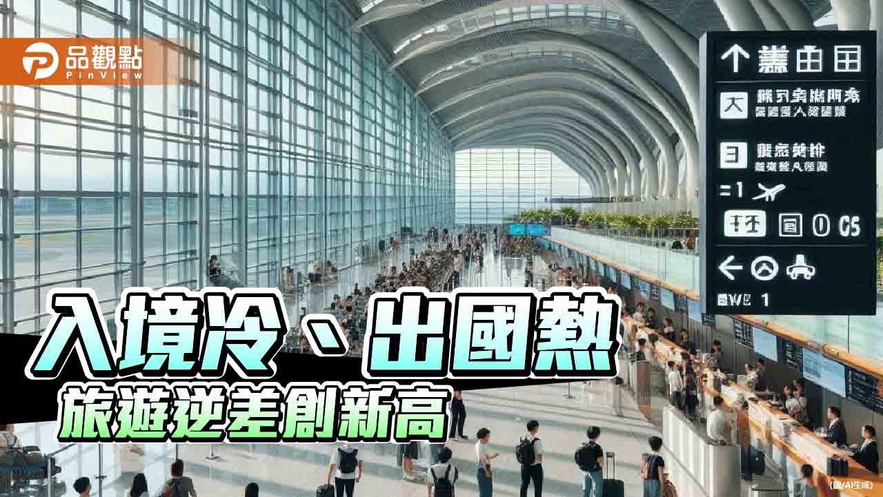 2023旅遊逆差逾4千4百億　陸客禁令觀光產值損失上千億