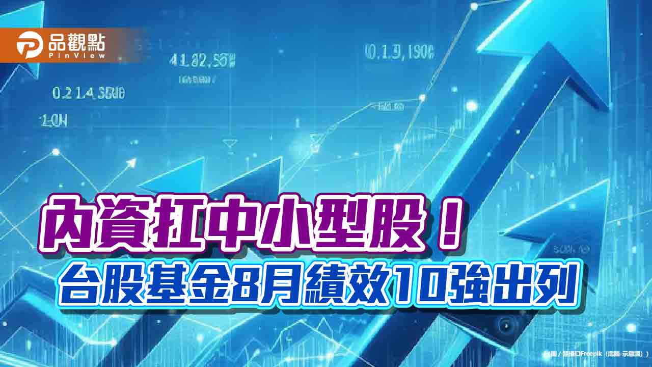 上櫃指數逆勢漲！店頭、中小基金活跳跳　這十檔8月來至少漲7％