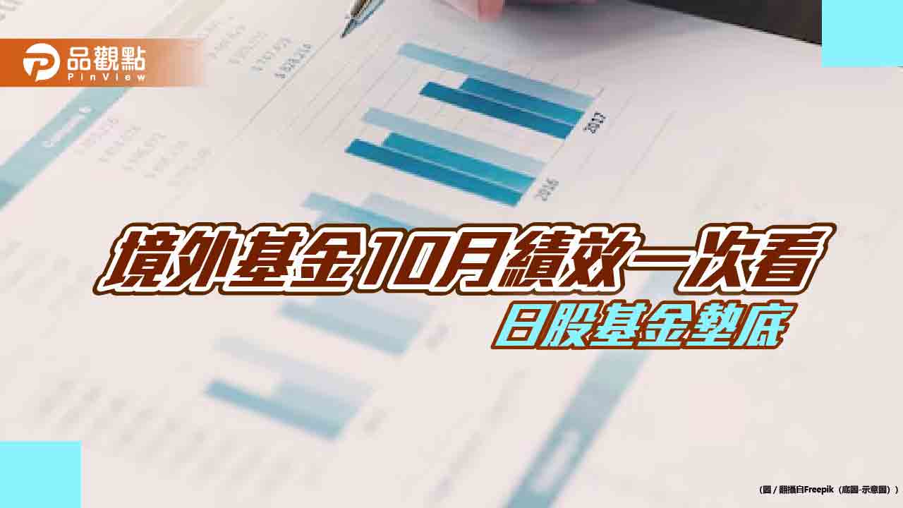 境外基金10月績效表秒懂！黃金基金再飆7％居冠　美台股基金領先