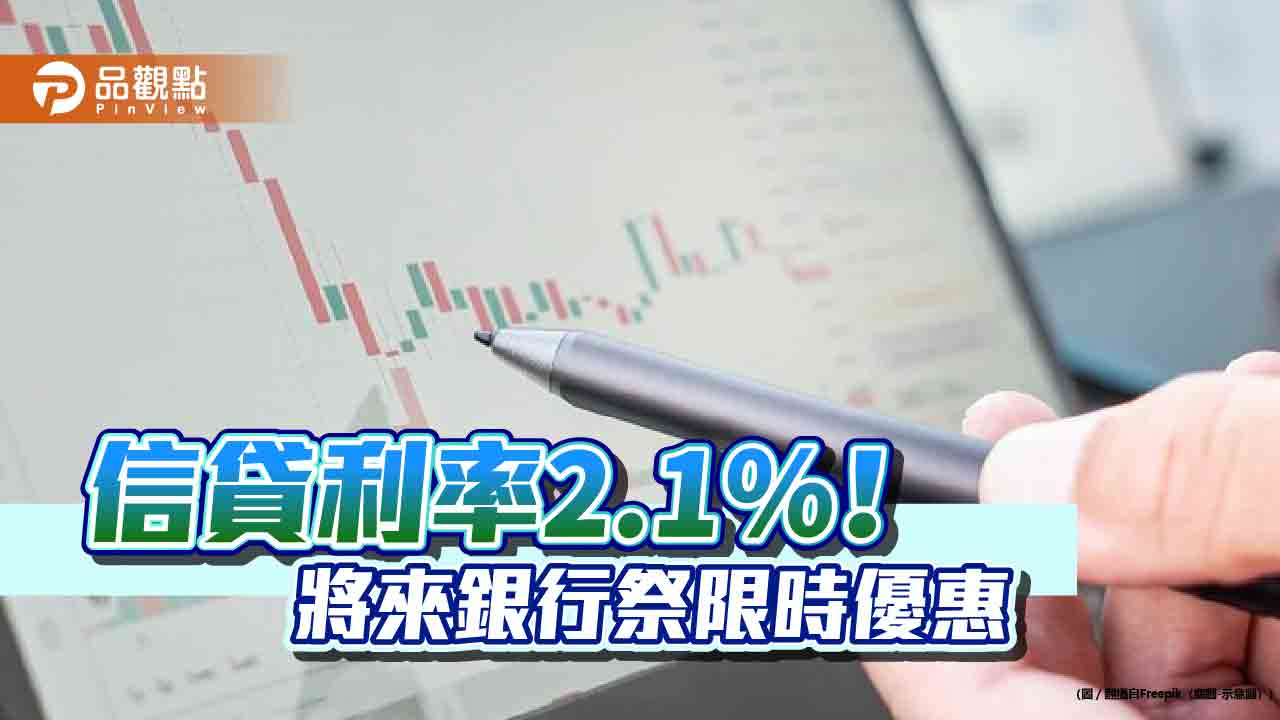 信貸開辦費0元！將來銀推限時優惠　每貸10萬超低月付1133起