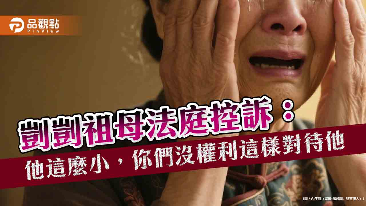 剴剴祖母法庭控訴：他這麼小，妳們沒權利這樣對待他