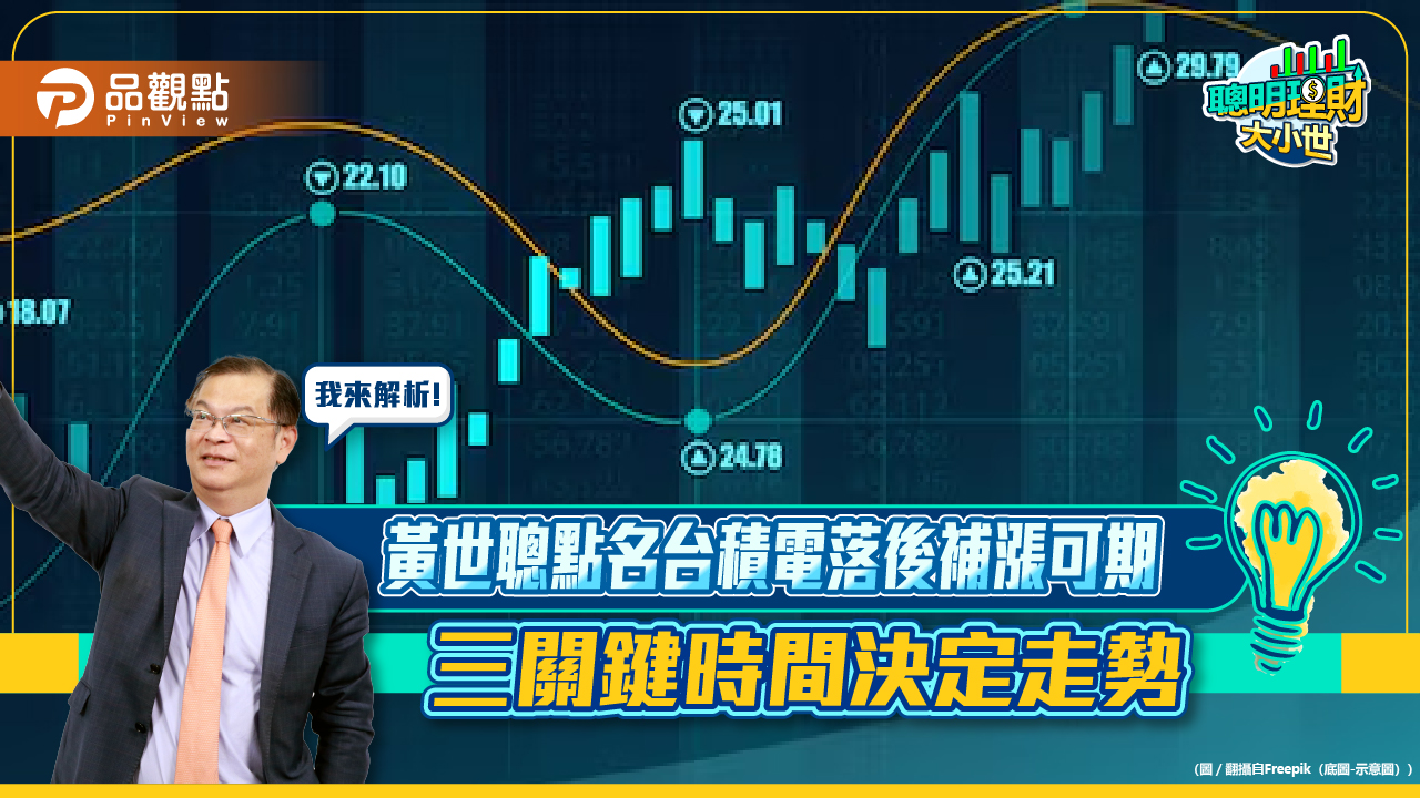 黃世聰點名台積電落後補漲可期　三關鍵時間決定走勢