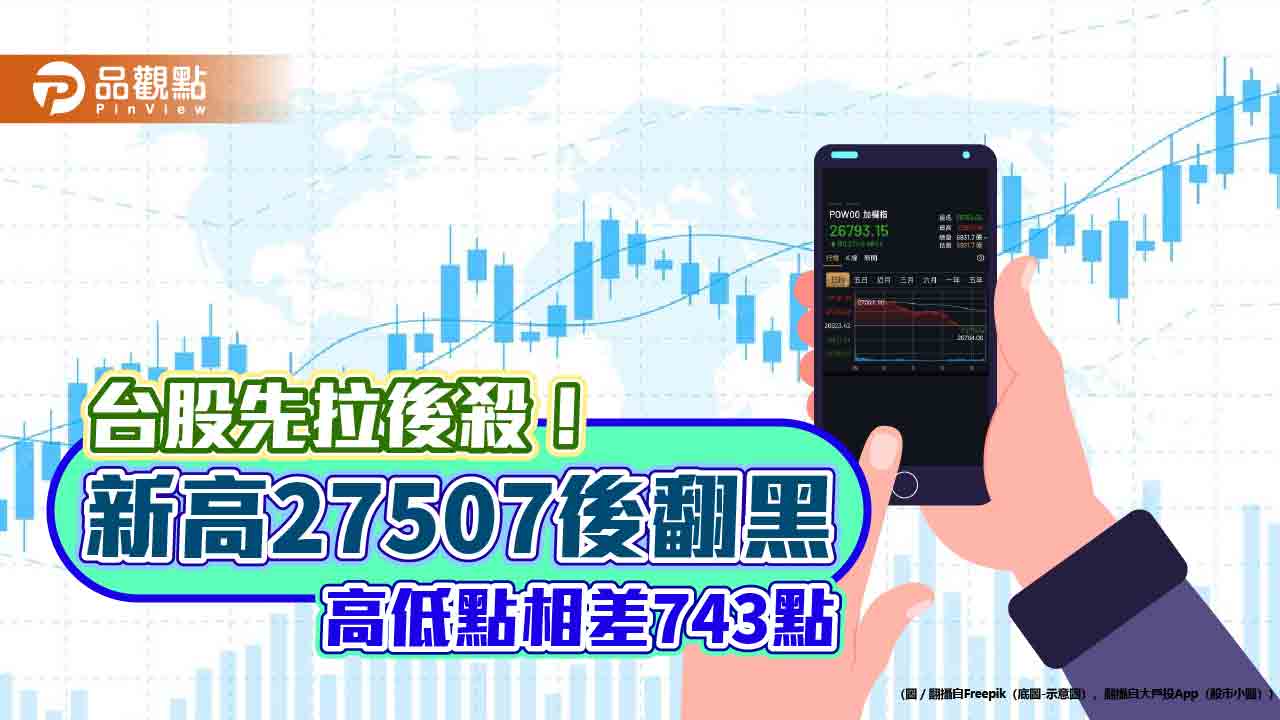 台股戲劇性變臉！先漲583點創新高→翻跌159點　分析師這樣說