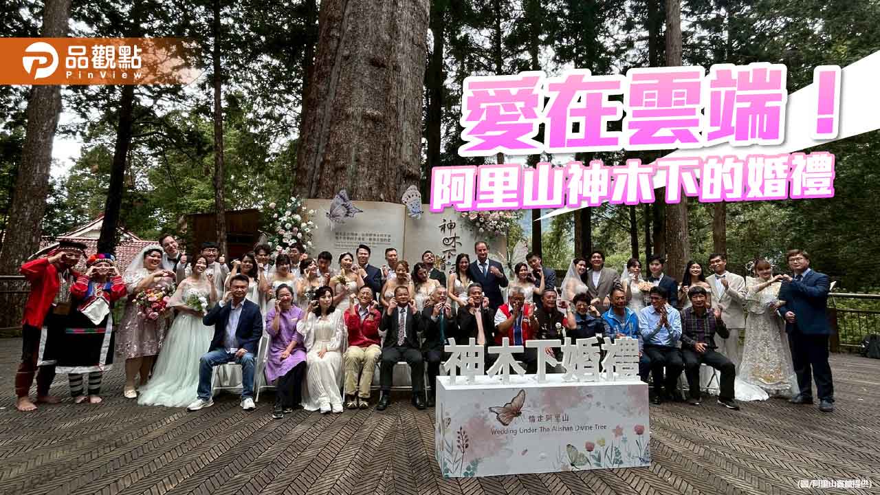 阿里山神木婚禮 新人共赴海拔2274公尺的浪漫誓約