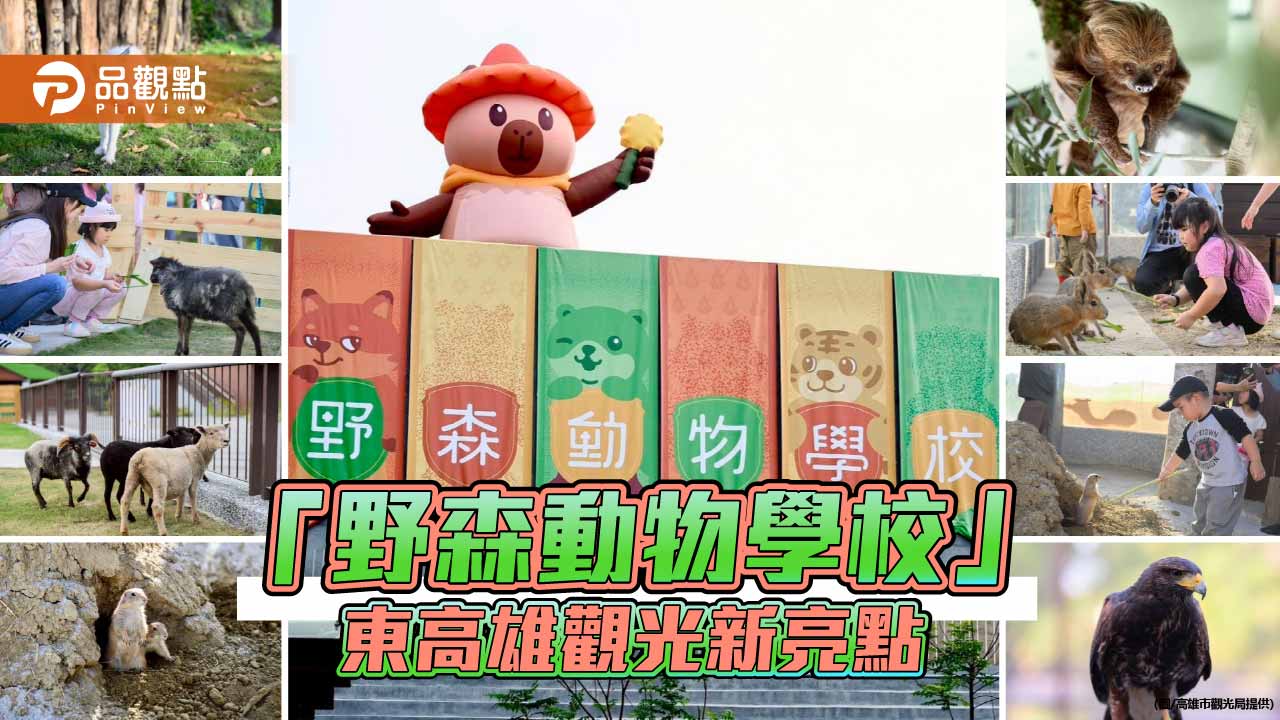 內門觀光休閒園區明年1月試營運　「野森動物學校」成東高雄觀光新亮點