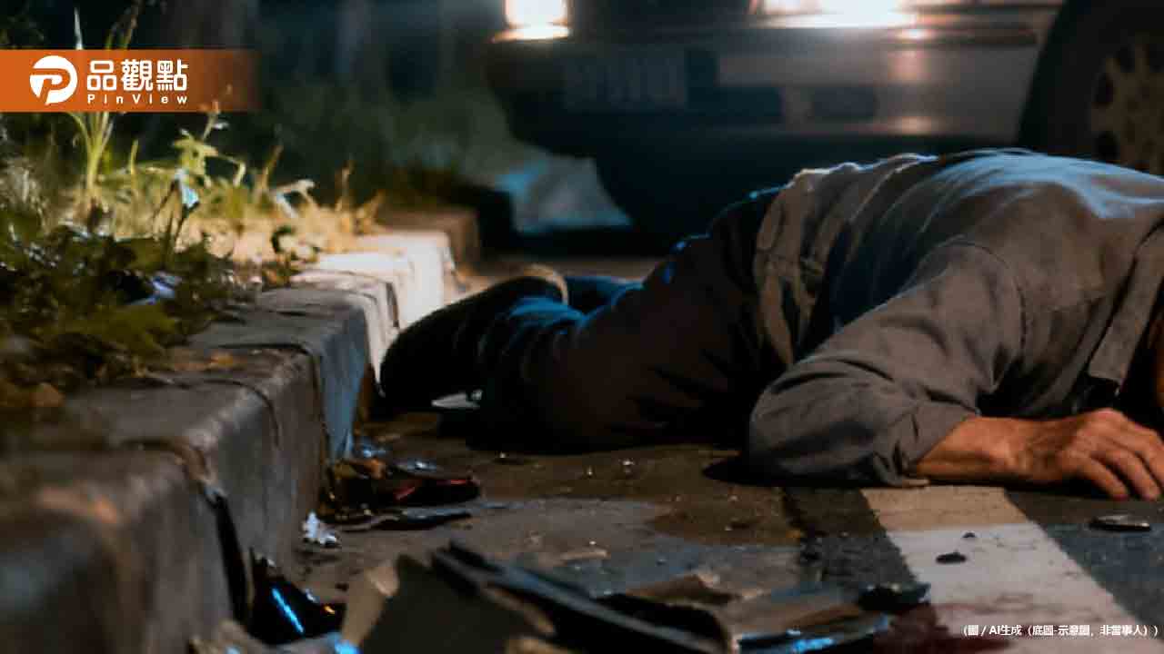 77歲阿伯遭撞噴飛！她跪地狂做CPR染血仍不放棄