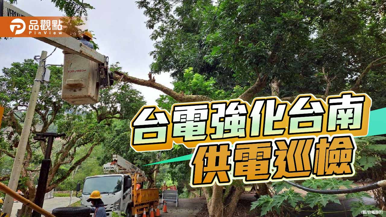 迎驚蟄防停電　台電台南啟動電網維護