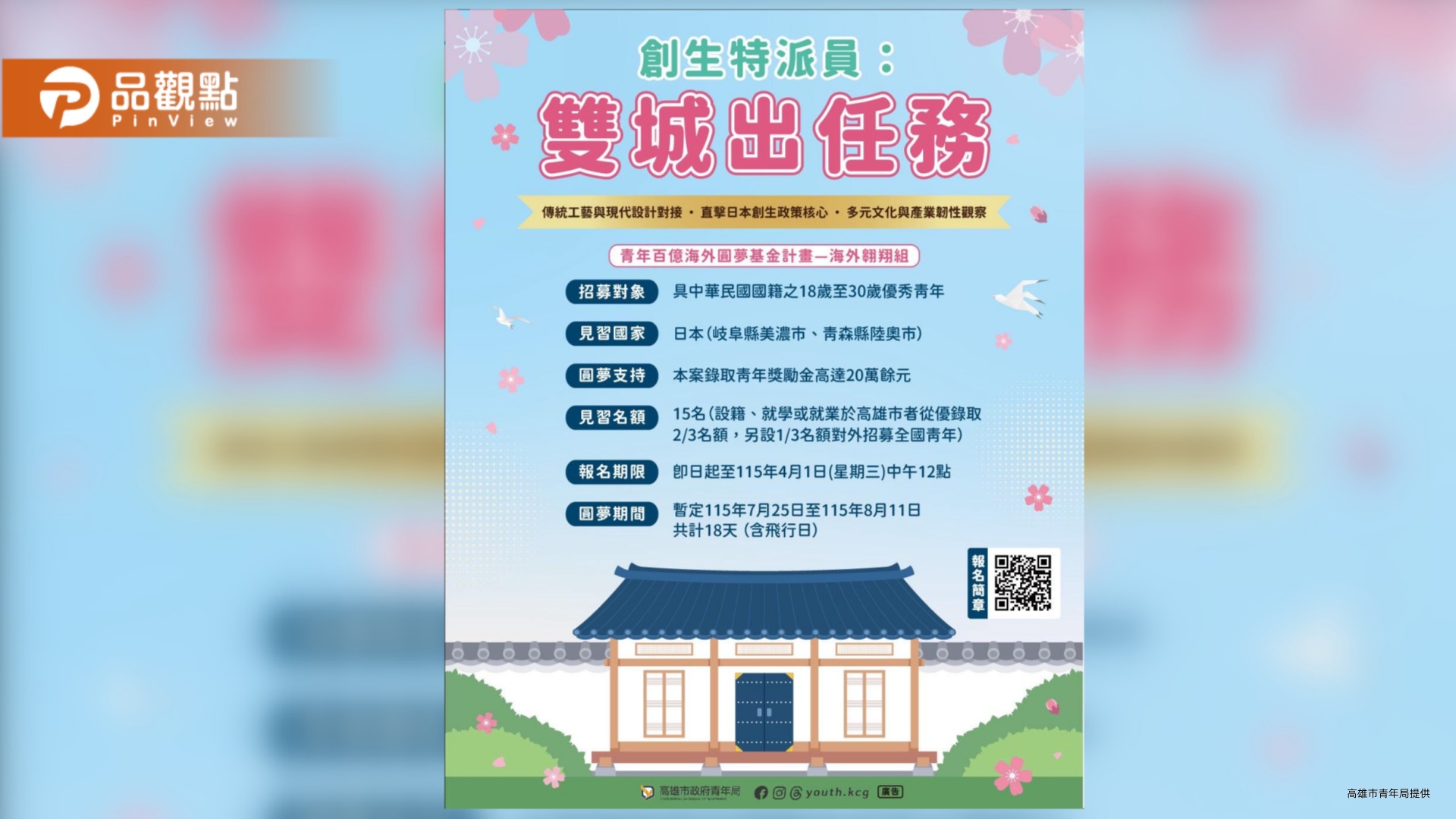 高市青年海外圓夢計畫報名倒數　德日雙軸見學強化國際競爭力