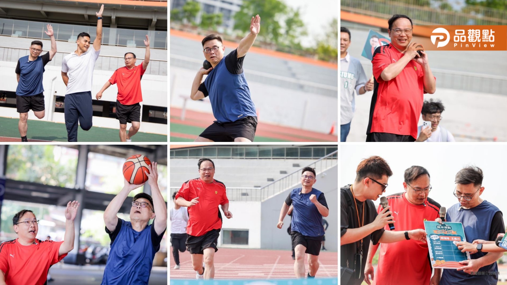 賴瑞隆、王義川運動對決嗨翻苓雅　拚打造高雄運動之都