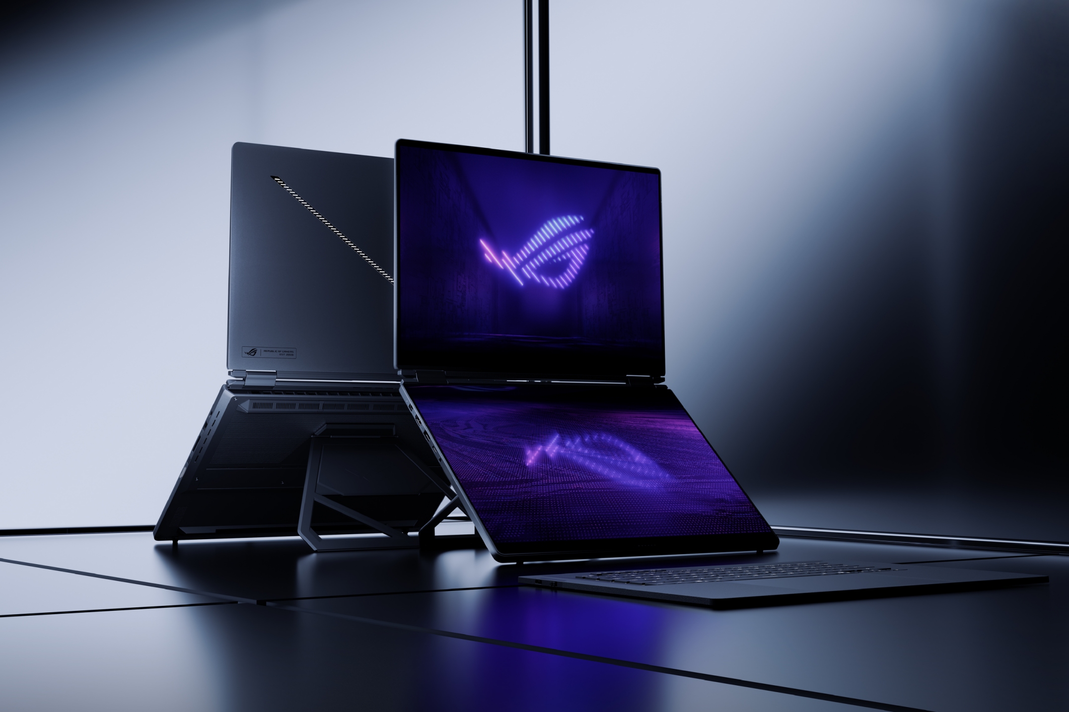 華碩電競筆電市佔10連霸！雙螢幕AI電競筆電　全球首發