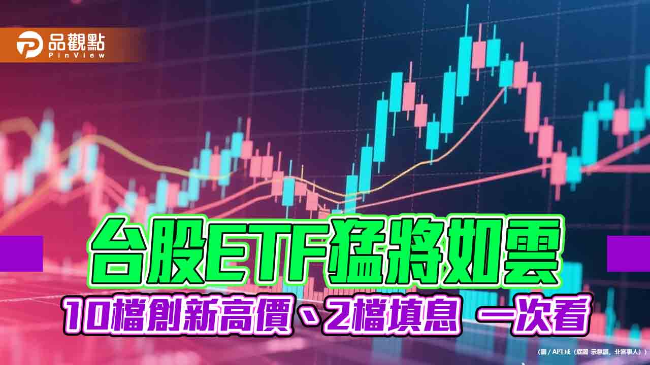 00918、00904今填息！00947飆逾6%　創新高價10強一表掌握