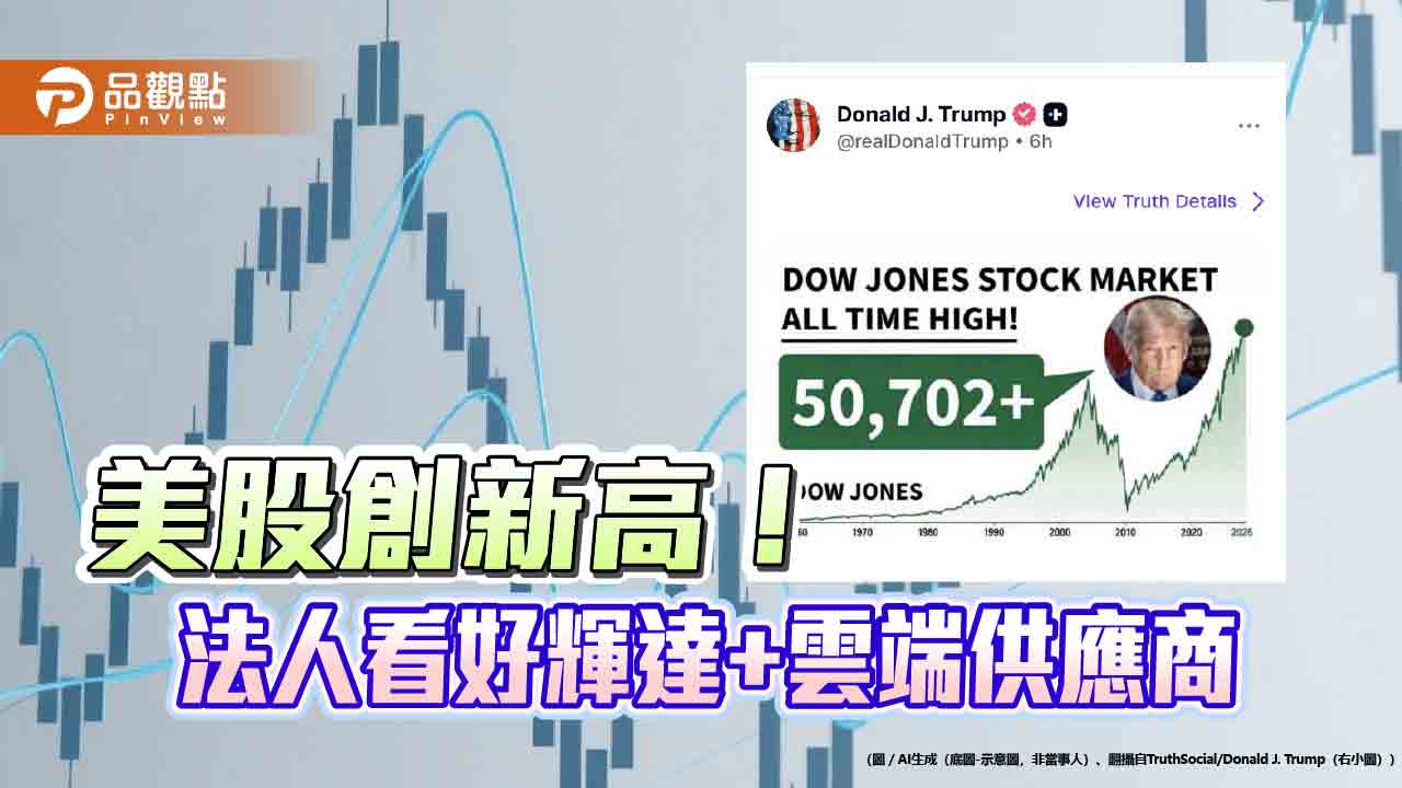美股創新高！重押輝達+四大雲端供應商的海外ETF　一表掌握