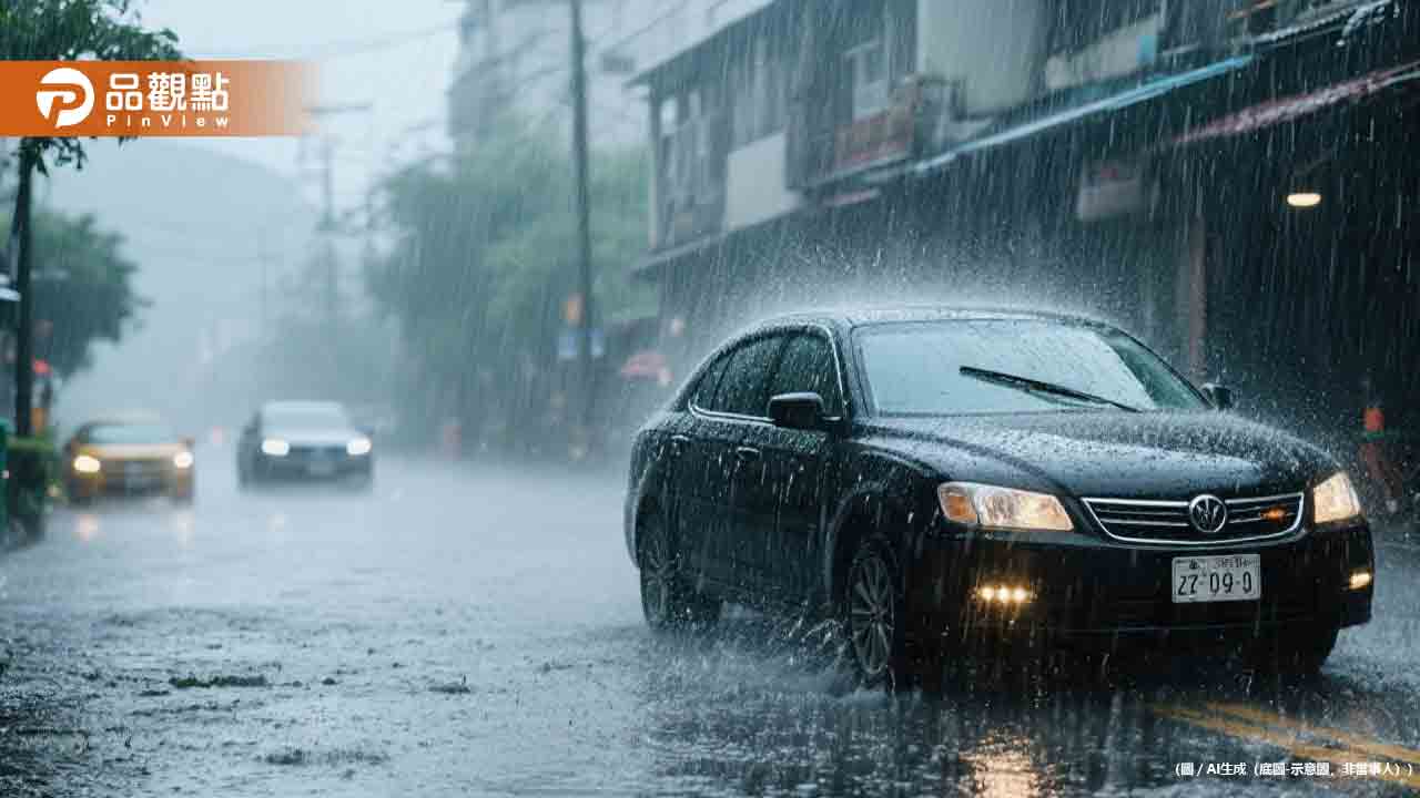 豪雨釀災！台中台8線巨石砸落道路 緊急交管2小時搶通