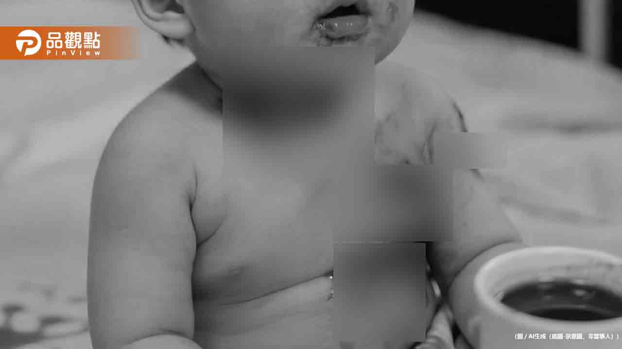 1歲半男嬰遭滾燙咖啡潑到！全身25%三度燒傷進加護病房