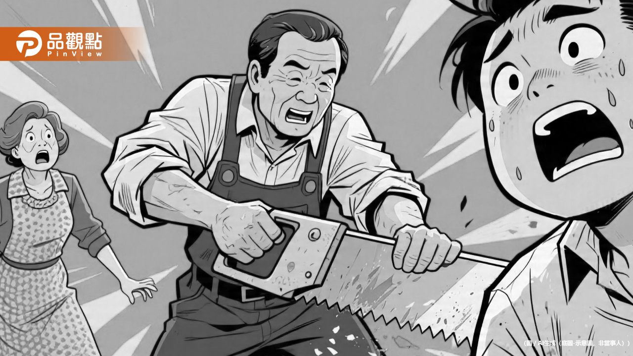 北車爆砍人！丈夫吃醋「拿鋸子猛砍情敵」當場濺血